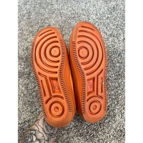 Nike Air Force 1 Lover XX Slip on Shoes Cinder Orange Womens Size 8.5 Mules - Picture 8 of 14